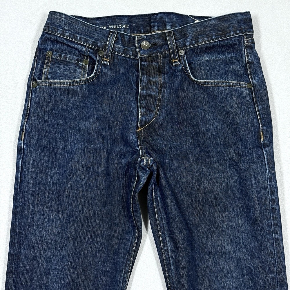 Rag and Bone Jeans Mens 30 Slim Straight 15X Tailored Workwear Olive Resin 30x31 - Picture 2 of 16